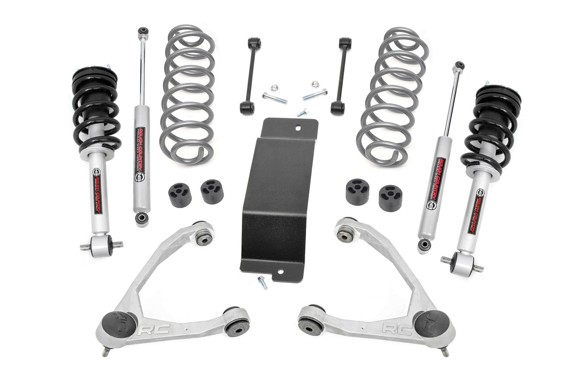 Rough Country 3.5 Inch Lift Kit Forged UCAs | Chevy/GMC SUV 1500 2WD/4WD (07-20)