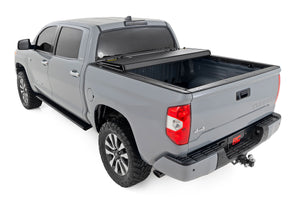 Rough Country Hard Tri-Fold Flip Up Bed Cover 5'7