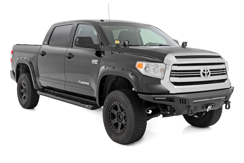 Rough Country HD2 Aluminum Running Boards Crewmax Cab | Toyota Tundra 2WD/4WD (2007-2021)
