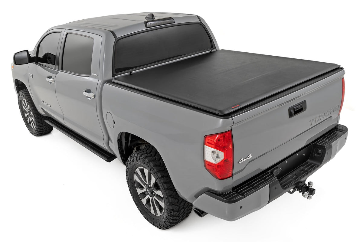 Rough Country Soft Roll Up Bed Cover | Toyota Tundra 2WD/4WD (2007-2021)