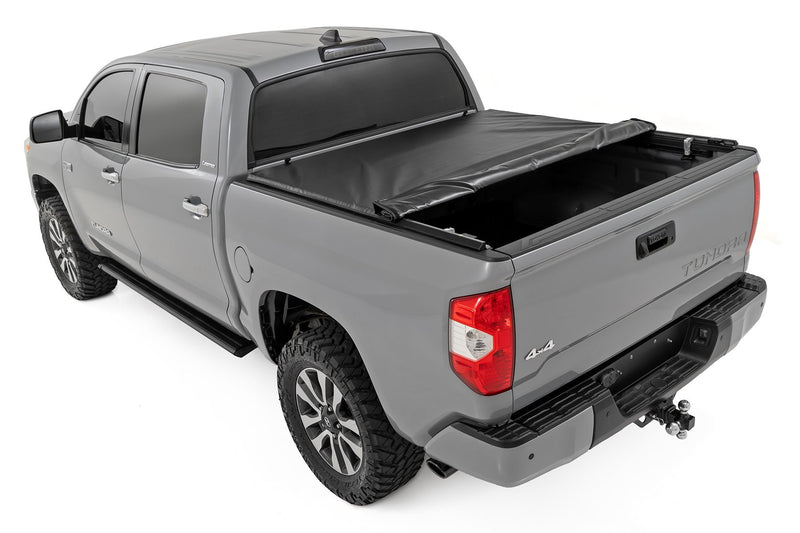 Rough Country Soft Roll Up Bed Cover | Toyota Tundra 2WD/4WD (2007-2021)