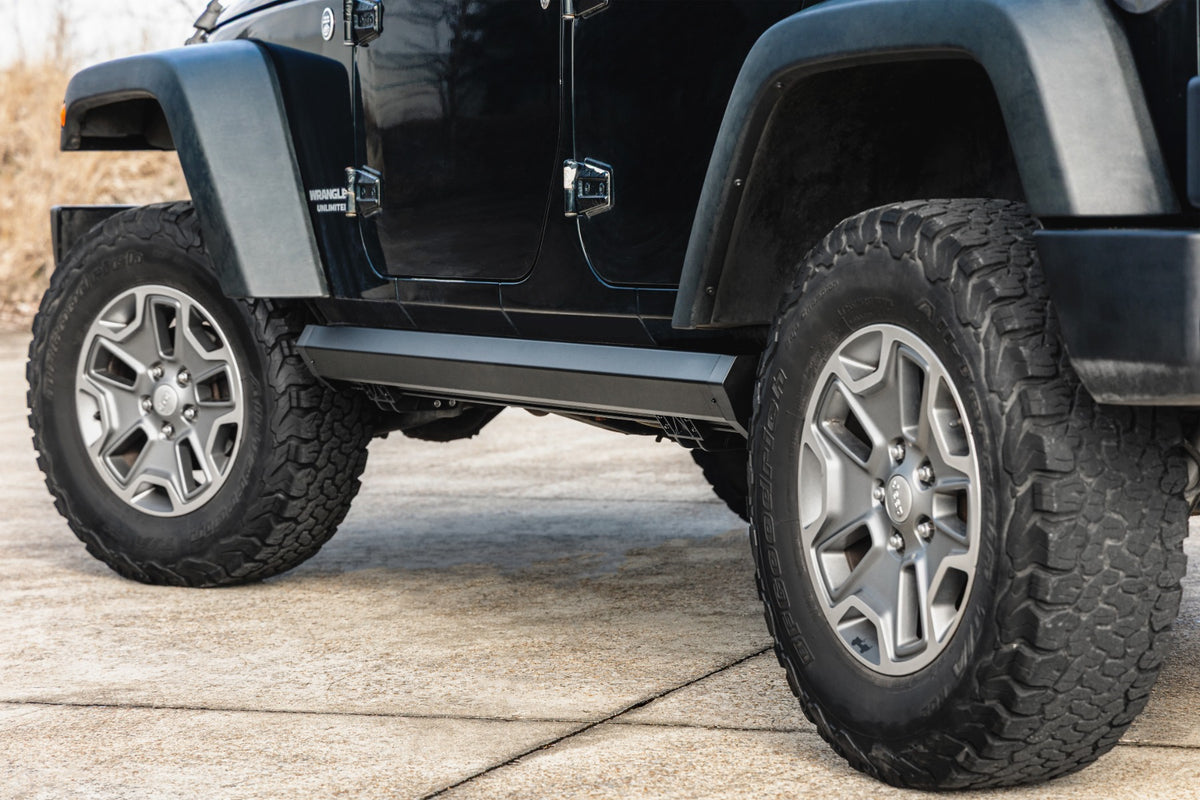 Rough Country Power Running Boards 4 Door | Jeep Wrangler Unlimited 2WD/4WD (2007-2018)