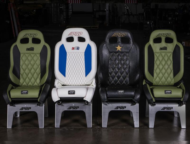 PRP EnduroTrail Reclining Suspension Seat - Gray Tweed - Driver
