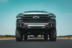 Body Armor 4x4 2019+ Chevy Silverado 1500 Ambush Series Front Bumper (Non-Winch)