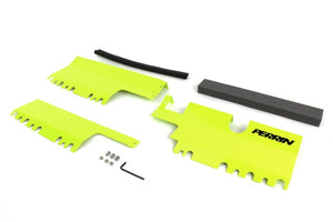 PERRIN 15-21 Subaru WRX/STI Radiator Shroud (With/Without OEM Intake Scoop) - Neon Yellow