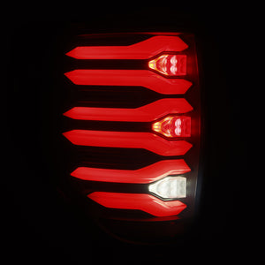 AlphaRex 09-14 Ford F150 LUXX LED Taillights - Black Housing