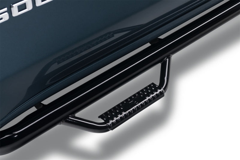 N-Fab Nerf Step 19-20 Chevy/GMC 1500 Double Cab - Cab Length - Gloss Black - 3in