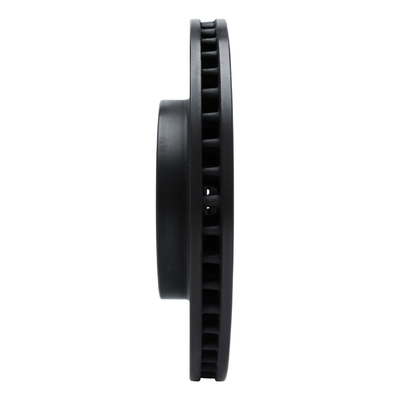 R1 16-22 Nissan NP300 Frontier (Mexico) Front Left Drilled & Slotted Black Brake Rotor