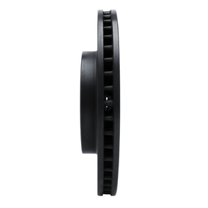 R1 16-22 Nissan NP300 Frontier (Mexico) Front Right Drilled & Slotted Black Brake Rotor