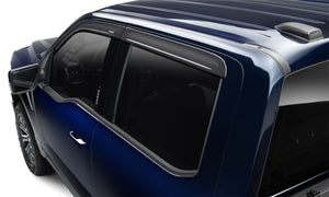 Husky Liners 16-23 Toyota Tacoma DC In-Channel Mount Ventvisor Low Profile (4pc) - Smoke