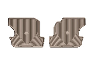 WeatherTech 2018+ Jeep Wrangler Rear Rubber Mats - Tan