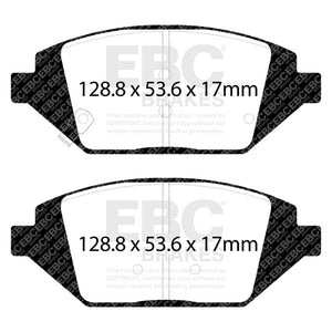 EBC 2016+ Chevrolet Spark Ultimax2 Front Brake Pads