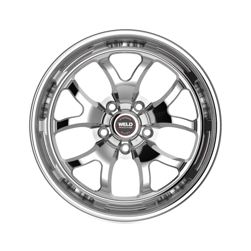 Weld S76 18x7 / 5x120 / 4.1 BS / 3.18 HB - Polished Center - Polished Shell - Non-BL Wheel