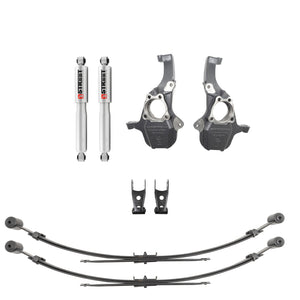 Belltech 2019+ GM Silverado / Sierra 1500 2WD / 4WD Front & Rear Complete Kit W/O Front Struts