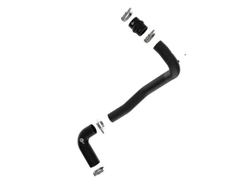 aFe 08-10 Ford Trucks V8-6.4L (td) BladeRunner 3 IN Aluminum Hot Charge Pipe - Black