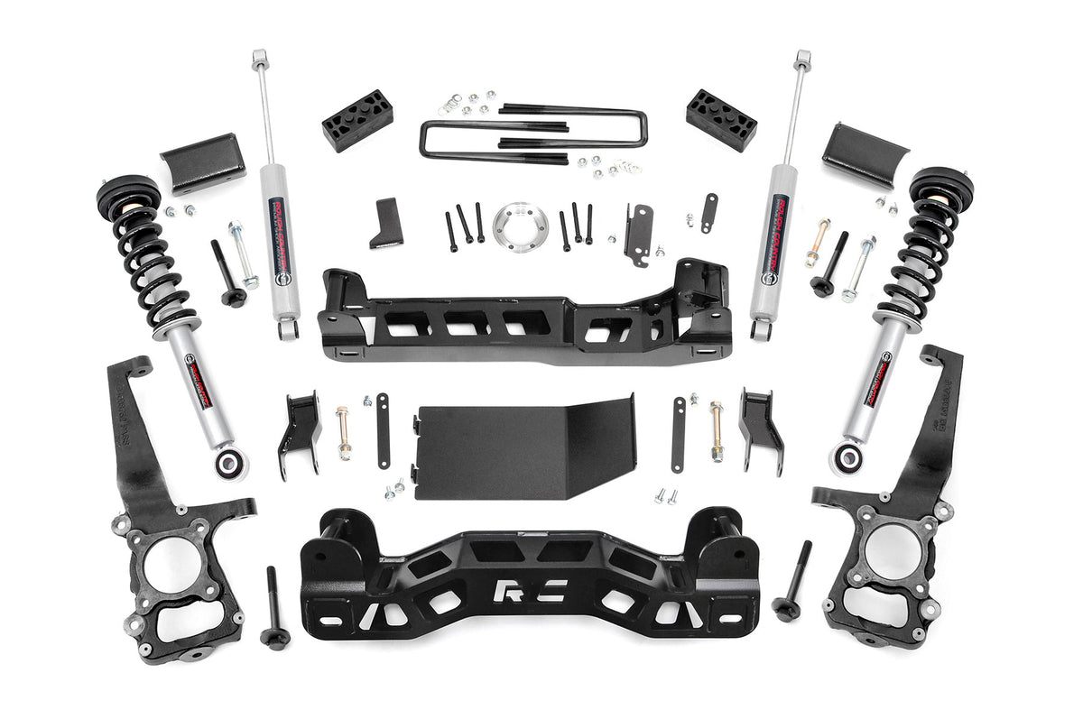 Rough Country 4 Inch Lift Kit | Ford F-150 4WD (2009-2010)