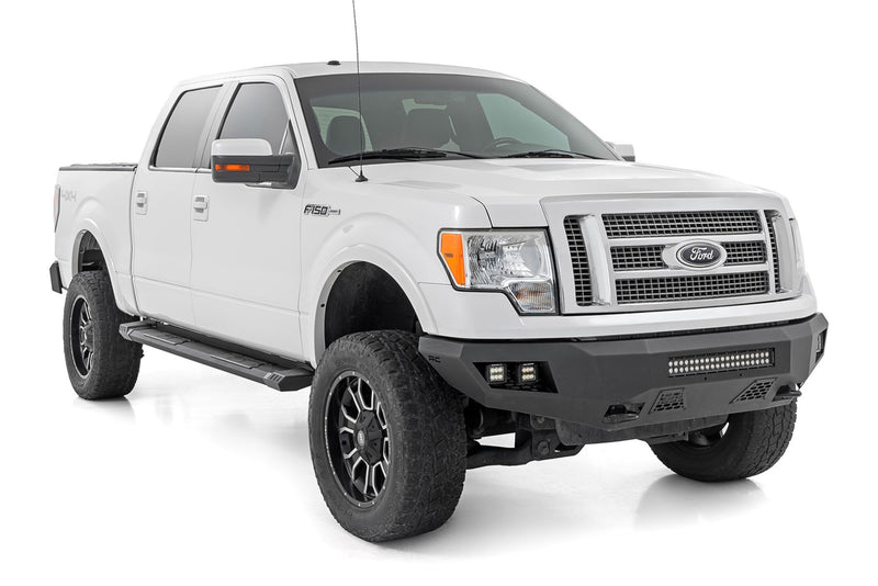 Rough Country HD2 Aluminum Running Boards Super Crew Cab | Ford F-150 2WD/4WD (2009-2014)
