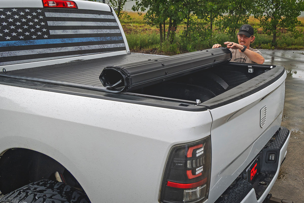 Rough Country Hard Roll Up Cover | Ram 1500 (09-18)/2500 (10-26)