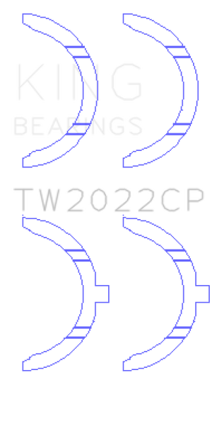 King Engine Bearings Ford Escort/Sierra YB 2.0L DOHC Cosworth Thrust Washer Set