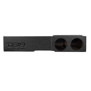 DS18 2x 8in Forward Firing Underseat Ported Box Subwoofer Enclosure Black Liner- Chevy/GMC/Ford