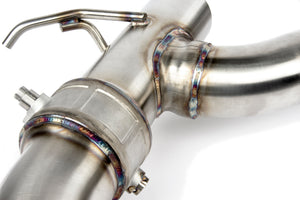 Dinan 17-24 Mini Cooper Clubman/Countryman S ALL4 (F54/F60) Valved Axleback Exhaust - Black Tips