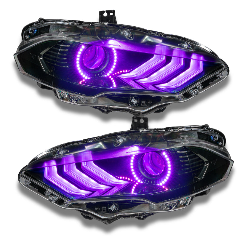 Oracle 18-21 Ford Mustang DRL Upgrade w/ Halo Kit - ColorSHIFT