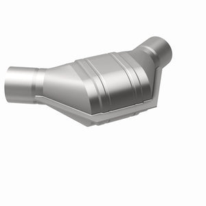 MagnaFlow Universal Catalytic Converter 2.25 inch Angled O/O PC2 Front