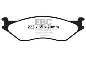 EBC 02-05 Ford Econoline E550 Yellowstuff Front Brake Pads