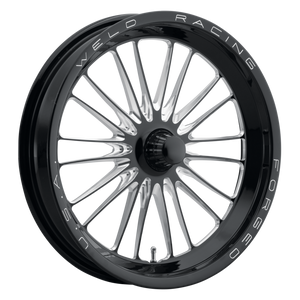 Weld RPM Frontrunner 17x2.15 / Anglia Spindle / 0 BS - Gloss Black Milled - Non-BL Wheel
