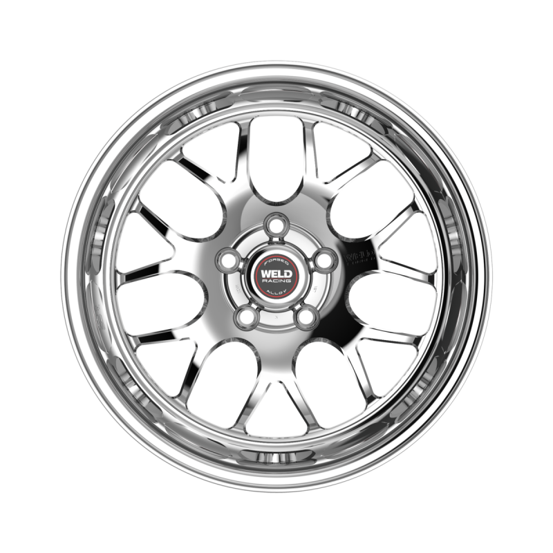 Weld S77 15x10 / 5x114.3 / 6.5 BS / 3.18 HB - Polished Center - Polished Shell - Non-BL Wheel