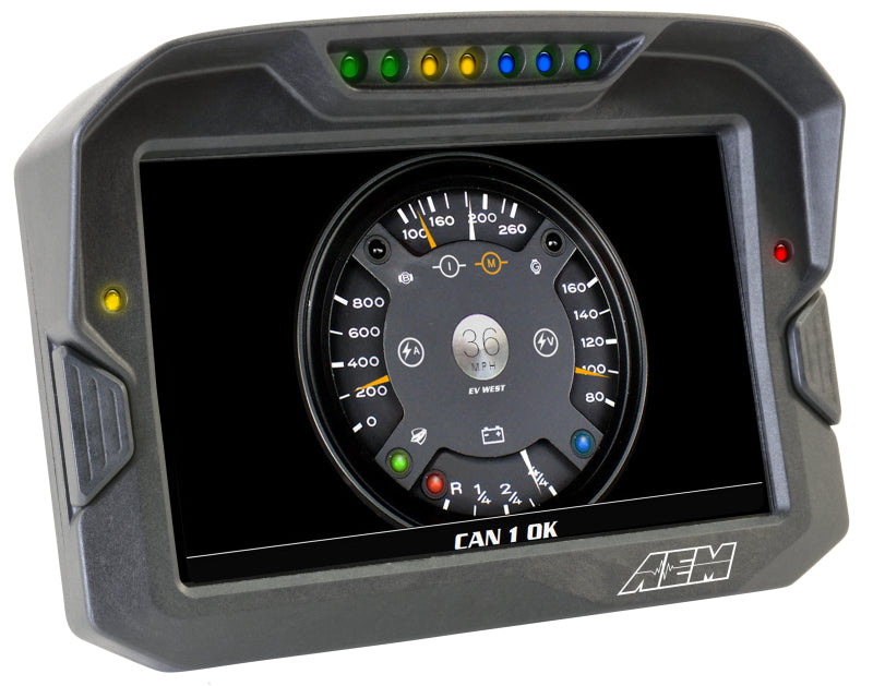 AEM CD-7 Logging GPS Enabled Race Dash Carbon Fiber Digital Display w/o VDM (CAN Input Only)