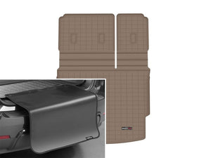 WeatherTech 2021+ Nissan Rogue Cargo With Bumper Protector - Tan
