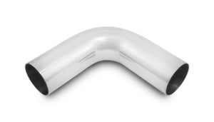 Vibrant 3.5in O.D. Universal Aluminum Tubing (90 degree bend) - Polished