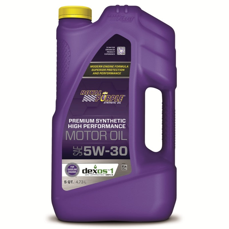 Royal Purple Premium Synthetic High Performance Multi-Grade 5W30 Motor Oil - 5 Quart