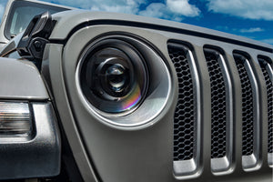Oracle Oculus Bi-LED Projector Headlights for Jeep JL/Gladiator JT - Matte Blk - 5500K