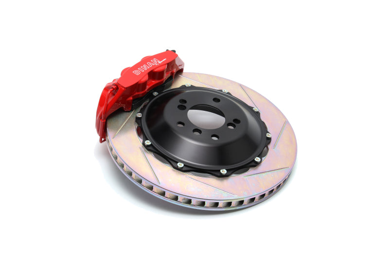 Dinan 08-13 BMW 1M/M3 (E82/E90/E92/E93) Red Caliper/Slotted Brake Set - Front