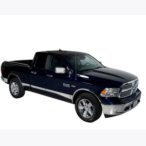 Putco 10-17 RAM 2500/3500 Crew Cab 6.5in - 5.5in Wide - 12pcs (w/o Factory Flares) SS Rocker Panels