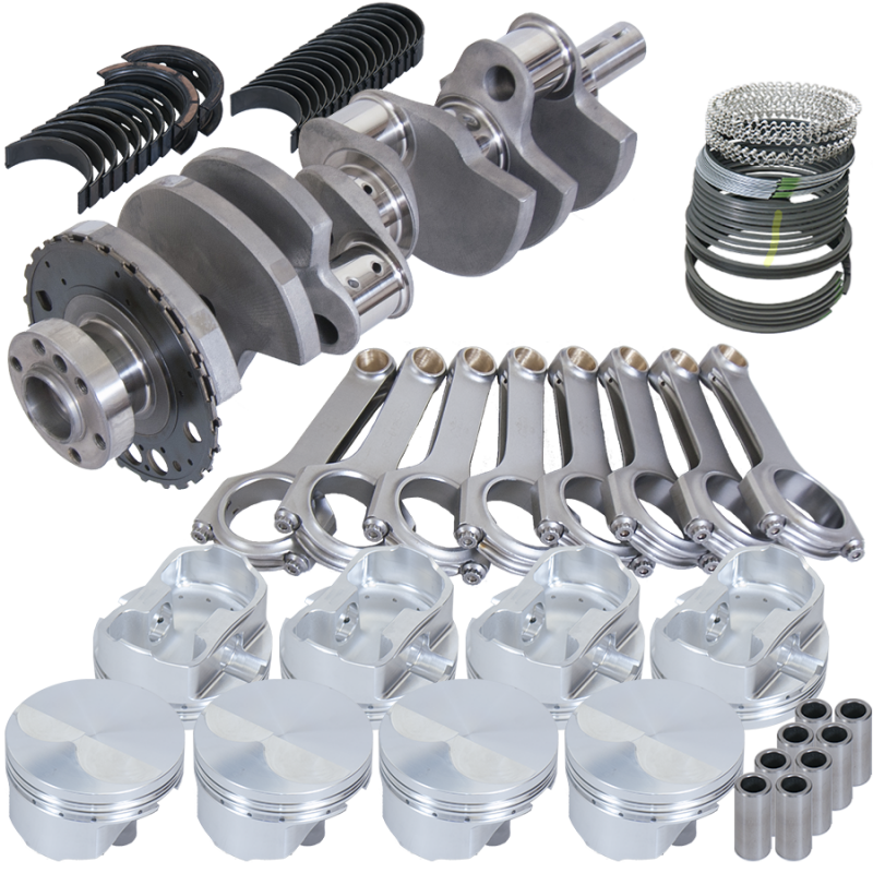 Eagle Chevy LS2 4.000in Crank 24 Tth Rlctor 6.125in H-Beam -3.1cc 4.005in Pistons Rotating Assembly