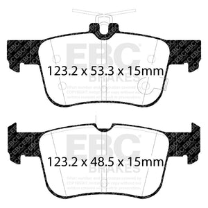 EBC 2013+ Lincoln MKZ 2.0L Hybrid Ultimax2 Rear Brake Pads