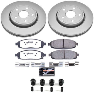 Power Stop 06-10 Jeep Commander Front Z36 Coated Truck & Tow Brake Kit