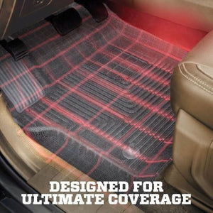Husky Liners 2018 Toyota Tacoma Double Cab w/ Standard Trans WeatherBeater Black Front Floor Liners