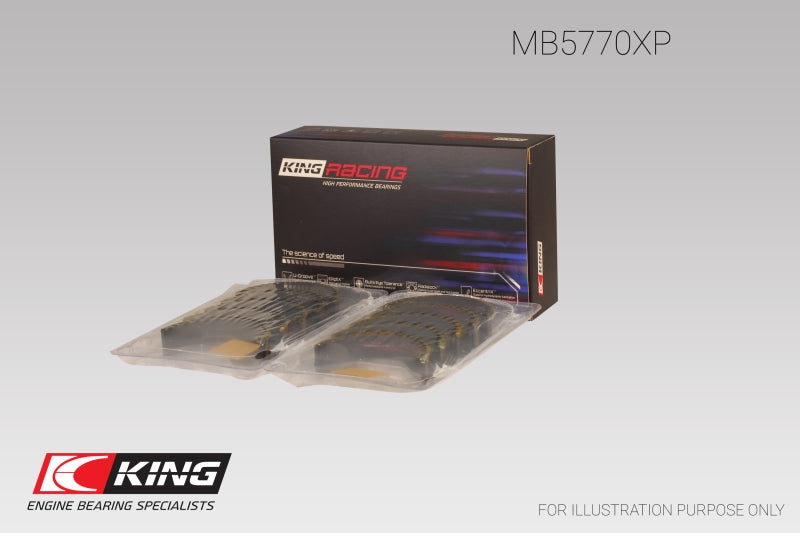 King Engine Bearings Nissan VK45DD/E/ VK50VE/ Vk56DE/VD (Size 0.26) Main Bearing Set