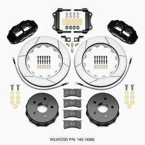 Wilwood Narrow Superlite 4R Rear Kit 14.00in 2007-up Jeep JK w/Lines