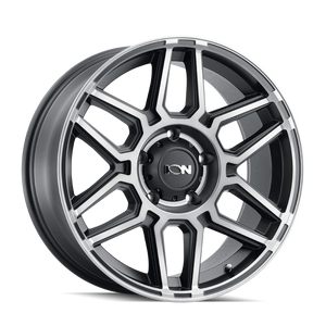 ION Type 146 20x10 / 5x127 BP / -19mm Offset / 78.1mm Hub Matte Black W/Machined Dart Tint Wheel