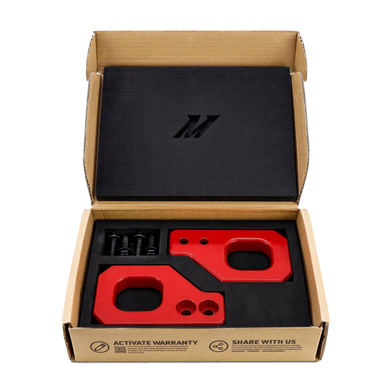 Mishimoto 2024+ Toyota Tacoma Recovery Points - Front - Red