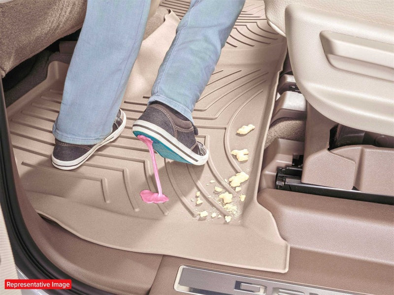 WeatherTech 2017+ Kia Sportage Front FloorLiner HP - Cocoa