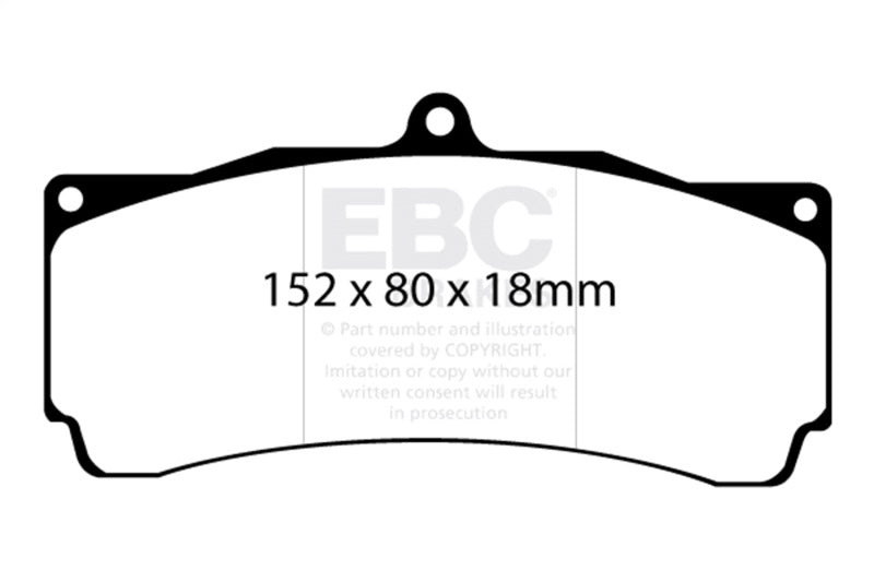EBC Brakes Yellowstuff Performance Brake Pads
