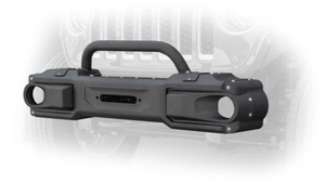 Dv8 18+ Jeep Wrangler JL / 20+ Jeep Gladiator JT OE Plus Front Bumper