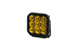 Diode Dynamics SS5 LED Pod Pro - Yellow Spot (Single)