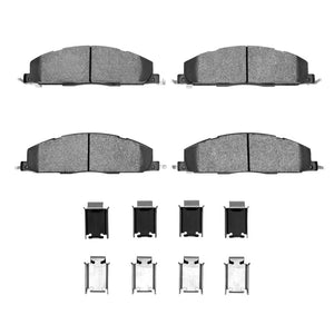 R1 09-18 Dodge Ram 3500 Rear Semi Met Pads & Hardware Kit